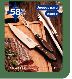 Juegos para Asado hasta 58% OFF